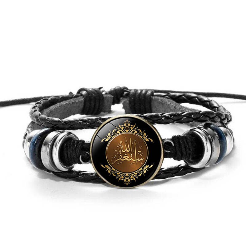 Multilayer Bangle Religious Beads