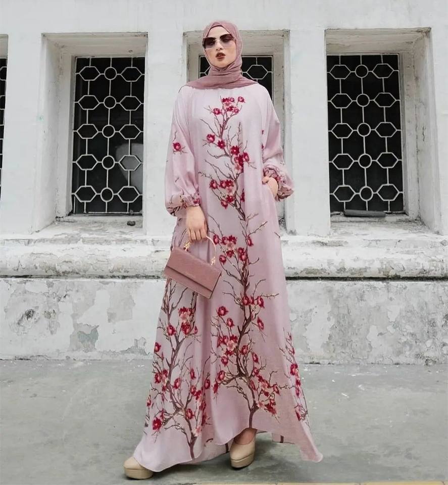 Cherry Blossoms Abaya